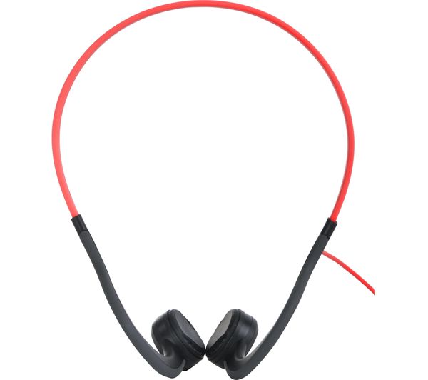 AFTERSHOKZ Sportz Titanium Noise-Cancelling Headphones - Red, Titanium