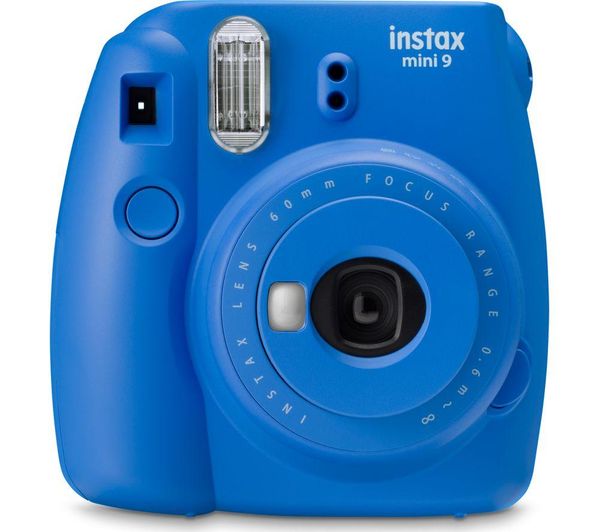 INSTAX mini 9 Instant Camera - Cobalt Blue, Blue