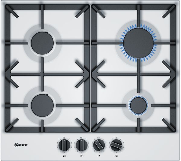 NEFF T26DS49W0 Gas Hob - White, White