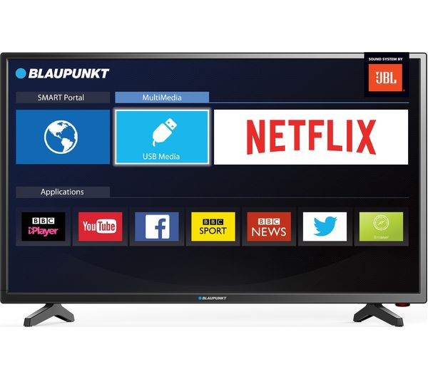 40"  BLAUPUNKT 40/138MXN Smart LED TV, Silver