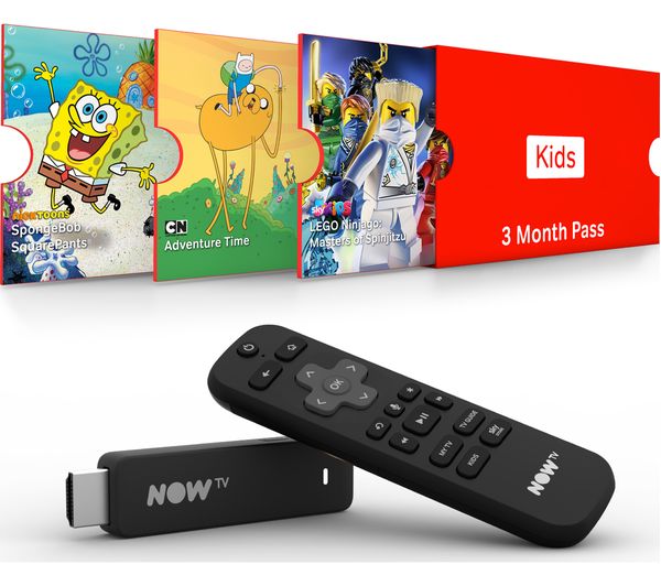 NOW TV Smart Stick with 3 month Kids Pass