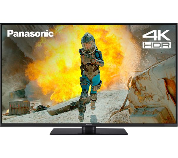 49"  PANASONIC TX-49FX555B  Smart 4K Ultra HD HDR LED TV, Gold