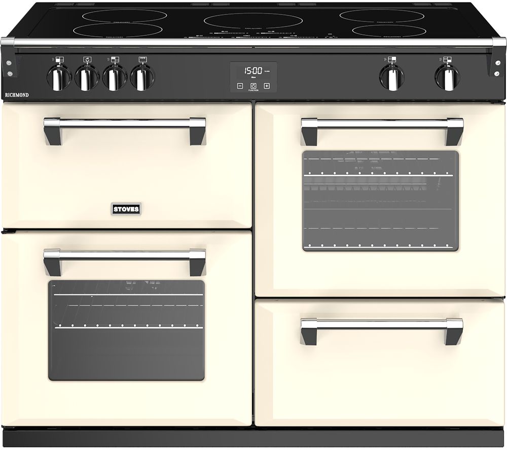 STOVES Richmond S1100Ei 110 cm Electric Induction Range Cooker - Cream, Cream