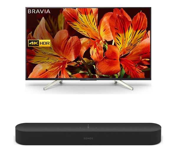 65" SONY BRAVIA KD65XF8796BU  Smart 4K Ultra HD HDR LED TV & Beam Compact Sound Bar Bundle