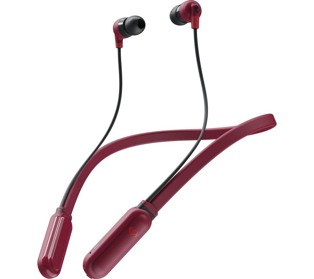 SKULLCANDY Ink'd BT Wireless Bluetooth Earphones - Red & Black, Red