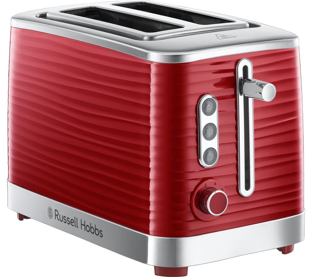 RUSSELL HOBBS Inspire 24372 2-Slice Toaster - Red, Red