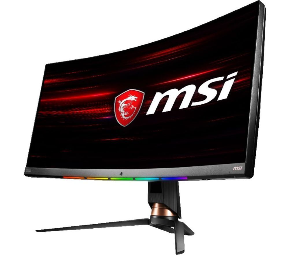MSI Optix MPG341CQR Wide Quad HD 34 Curved LED Gaming Monitor - Black, Black
