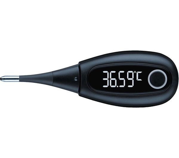 BEURER OT 30 Bluetooth Basal Thermometer - Black, Black