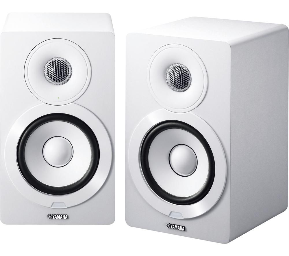 YAMAHA MusicCast NX-500 2.0 Bluetooth Monitor Speakers - White, White