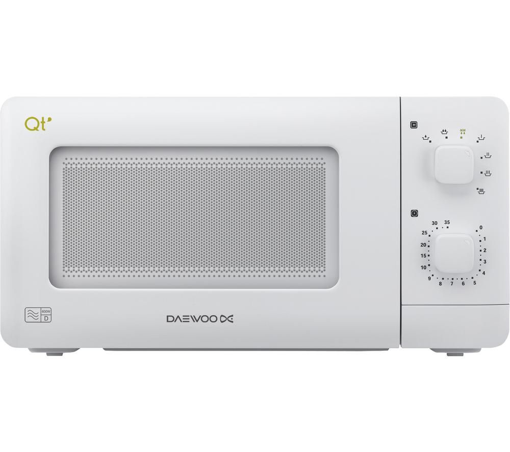 DAEWOO QT1R Solo Microwave - White, White