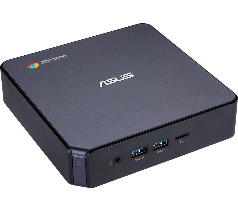 ASUS Chromebox 3 Mini Desktop PC - Intel®Celeron, 32 GB SSD, Black, Black