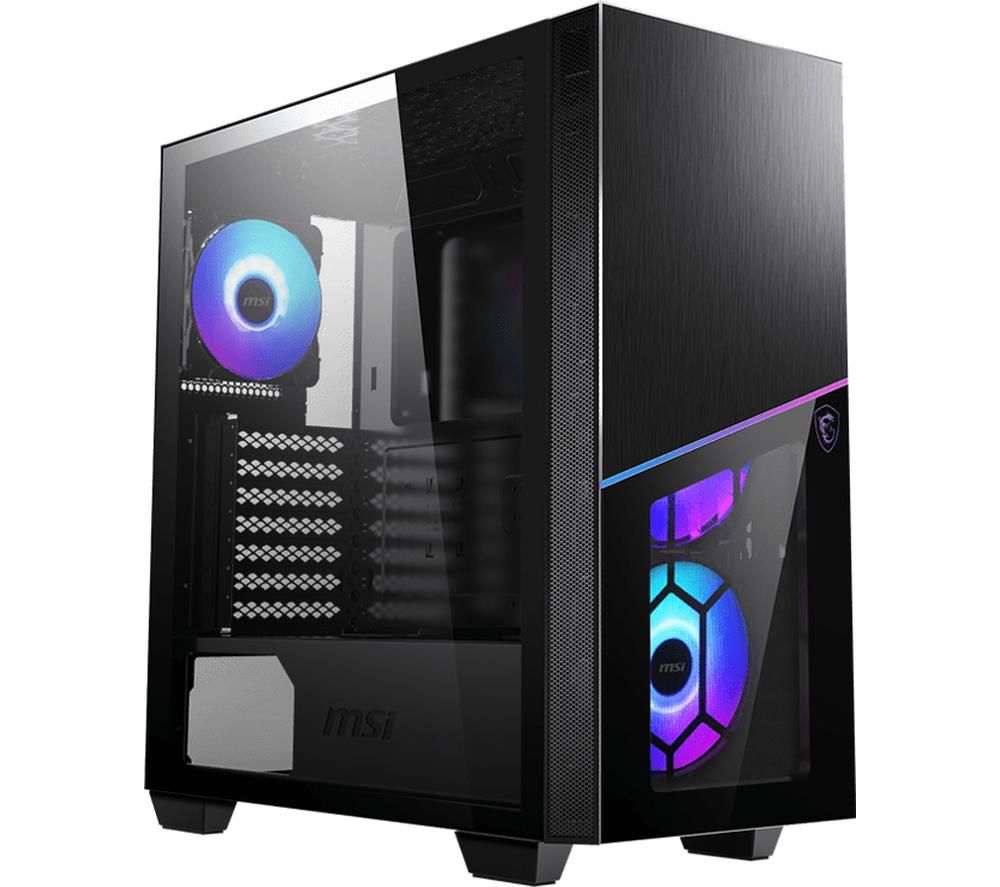 MSI MPG SEKIRA 100R E-ATX Mid-Tower PC Case, Black