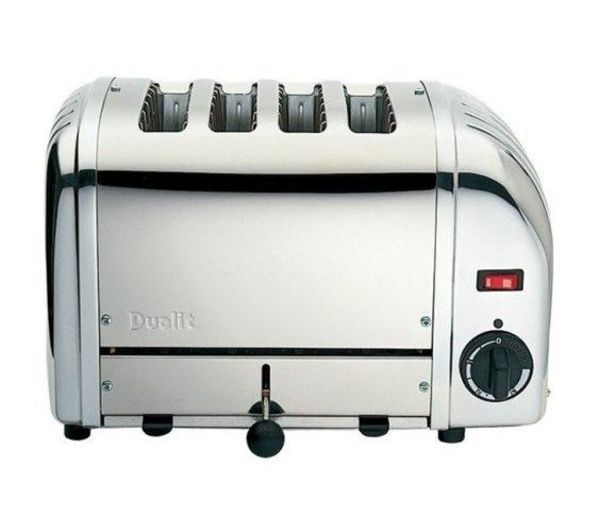 DUALIT 40352 Vario 4-Slice Toaster - Stainless Steel, Stainless Steel