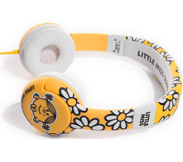 MR MEN Little Miss Sunshine Kids Headphones - Yellow, Yellow