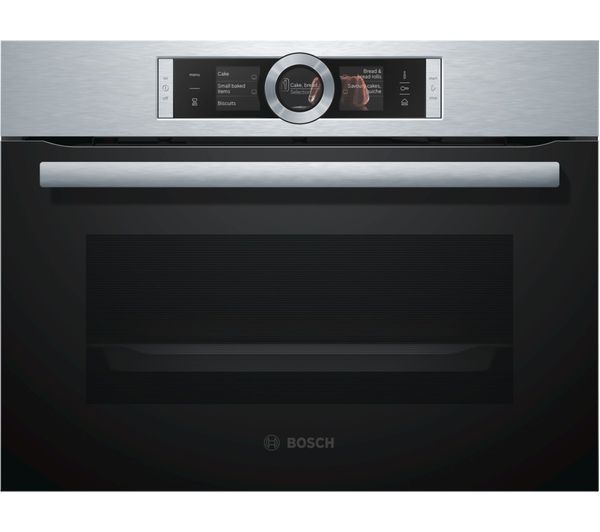 BOSCH CSG656BS1B Compact Electric Steam Oven - Stainless Steel, Stainless Steel