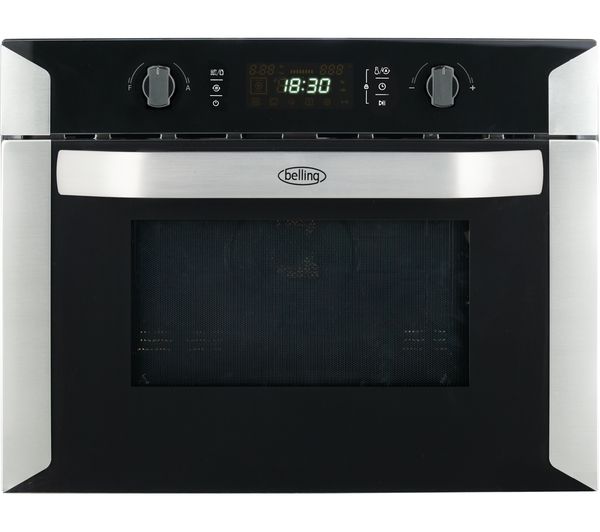 BELLING BI60COMW Built-in Combination Microwave - Black, Black