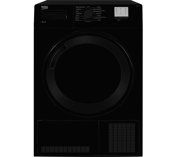 Beko Tumble Dryer DTGC8000B 8 kg Condenser  - Black, Black