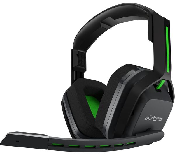 ASTRO A20 Wireless Gaming Headset - Grey & Green, Grey