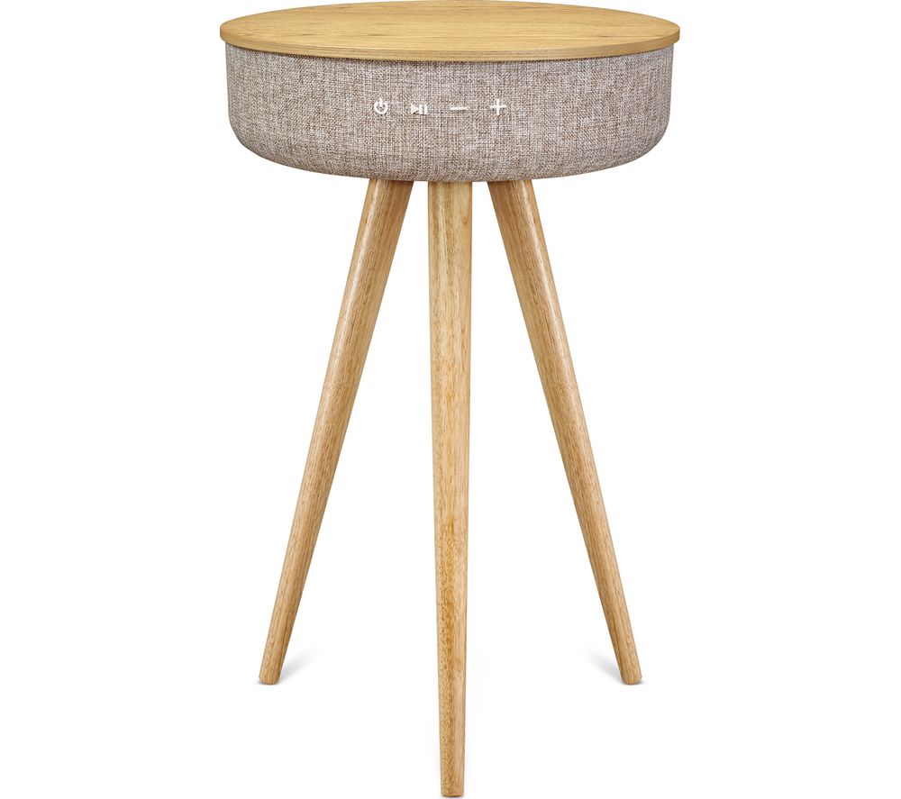 VS 140 Bluetooth Speaker Table - Grey & Oak, Grey