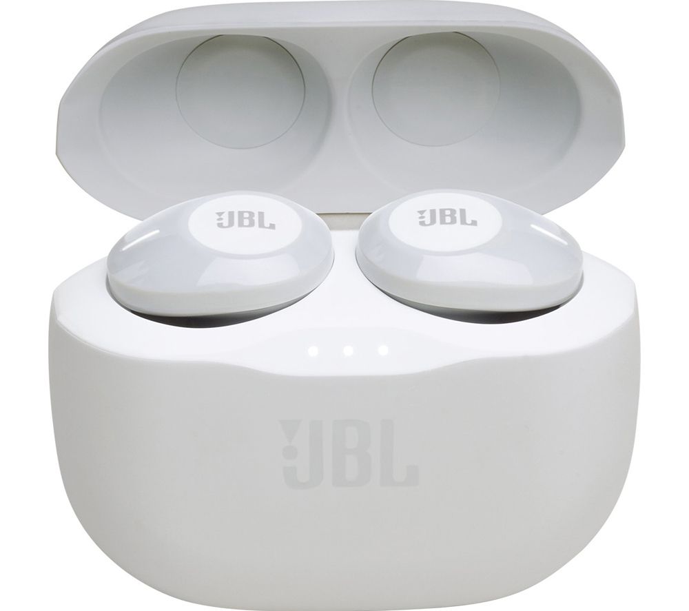 JBL Tune 120TWS Wireless Bluetooth Earphones - White, White