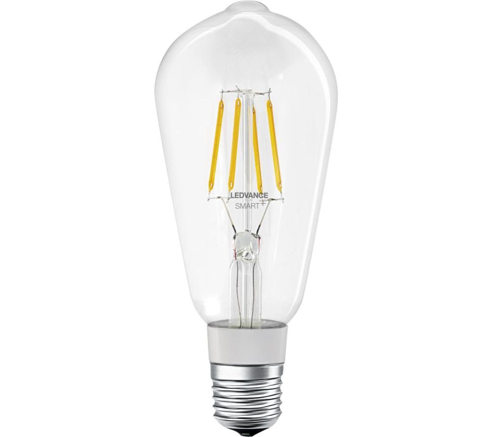 LEDVANCE SMART Filament Edison Dimmable LED Light Bulb - E27, White