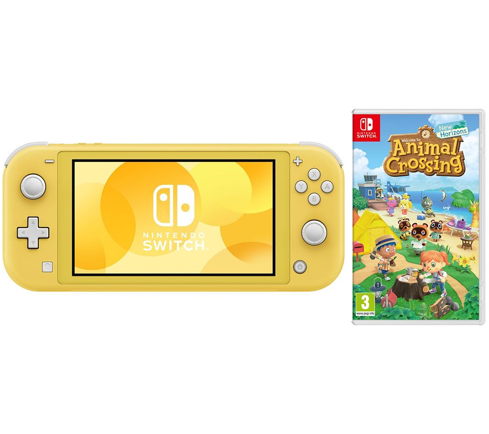 NINTENDO Switch Lite Yellow & Animal Crossing: New Horizons Bundle, Yellow