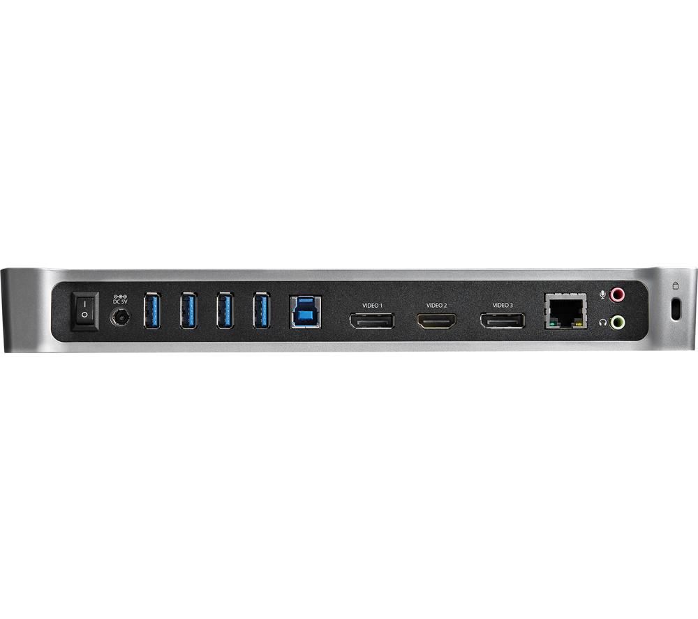 STARTECH USB3DOCKH2DP Triple Monitor USB 3.0 Connection Hub