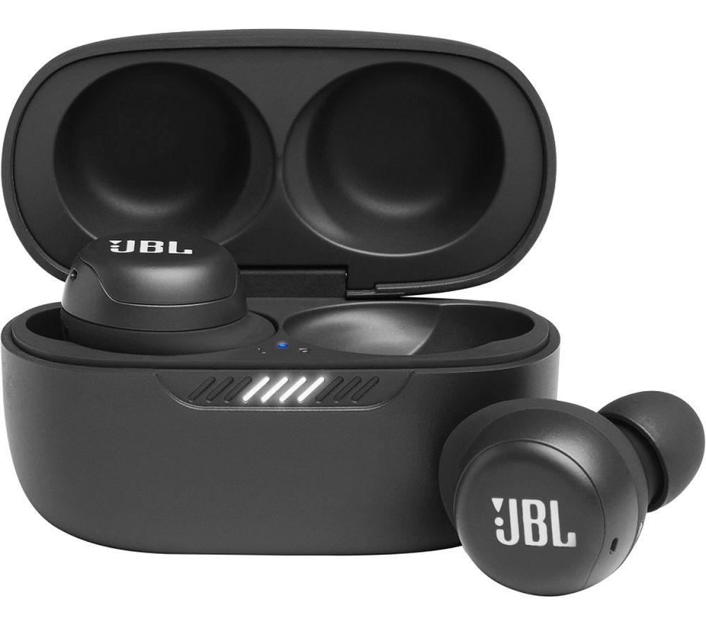JBL Live Free NC TWS Wireless Bluetooth Noise-Cancelling Earbuds - Black, Black