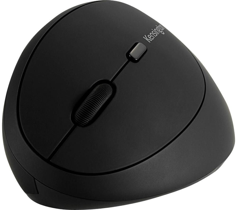 KENSINGTON Pro Fit Ergo Left-Handed Wireless Optical Mouse, Black
