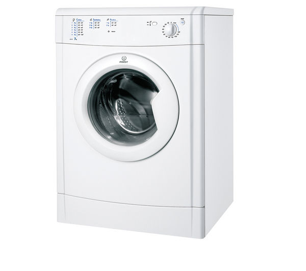 INDESIT Ecotime IDV75 Vented Tumble Dryer - White, White