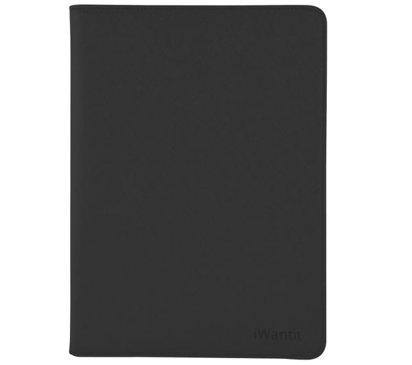 IWANTIT iPad Mini 4 Folio Case - Black, Black