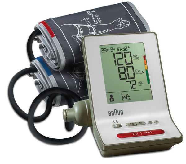 BRAUN ExactFit 3 BP6000 Upper Arm Blood Pressure Monitor, Braun