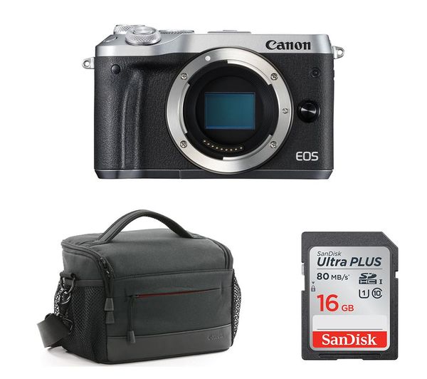 CANON EOS M6 Mirrorless Camera & Accessories Bundle