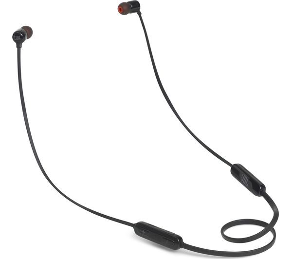 JBL T110BT Wireless Bluetooth Headphones - Black, Black