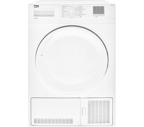 Beko Tumble Dryer DTGC8000W 8 kg Condenser  - White, White