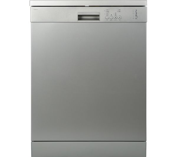 ESSENTIALS CDW60S18 Full-size Dishwasher - Dark Silver, Silver