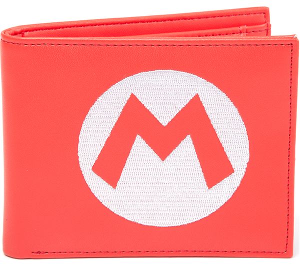 NINTENDO Super Mario Bifold Wallet - Red, Red