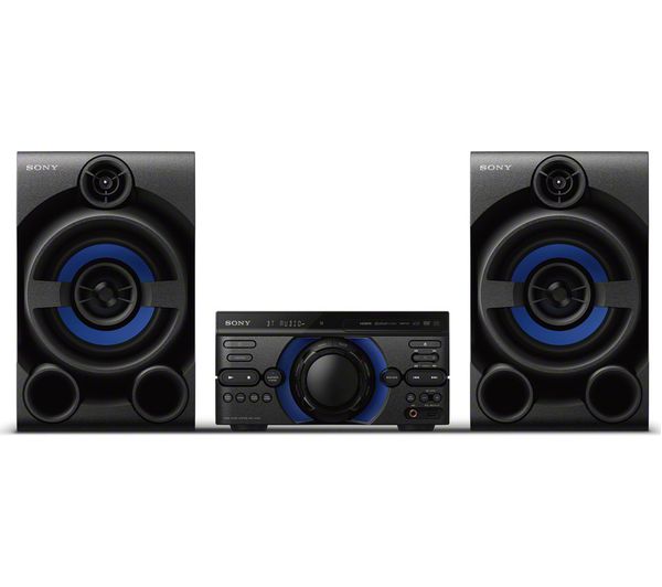 SONY MHC-M20D Bluetooth Traditional Hi-Fi System - Black, Black