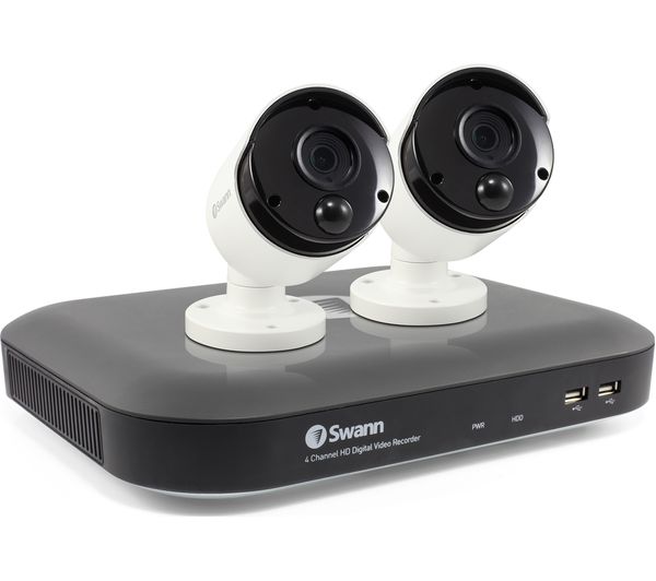 SWANN SWDVK-449802V 4-Channel 5 MP Smart Home Security System - 1 TB, 2 Cameras