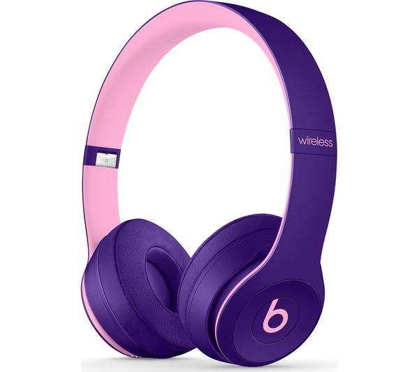 BEATS Solo 3 Wireless Bluetooth Headphones - Pop Violet, Violet