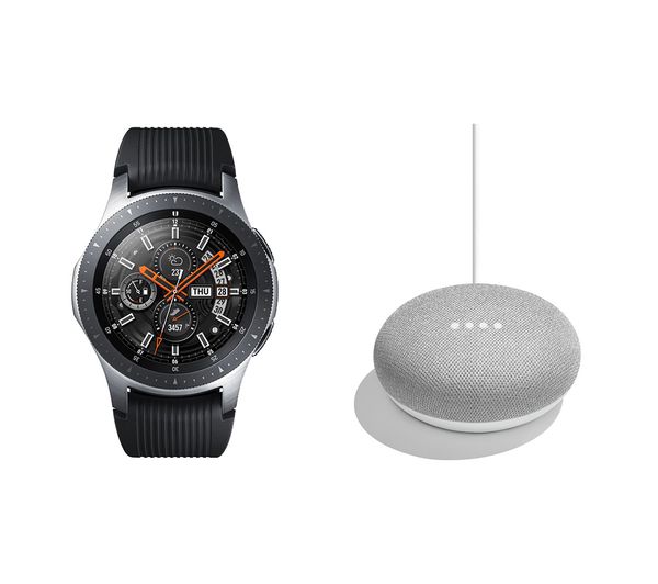 SAMSUNG Galaxy Watch with Home Mini Bundle - Silver, Silver