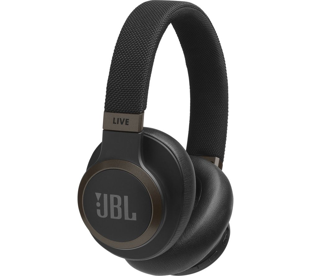 JBL LIVE 650BTNC Wireless Bluetooth Noise-Cancelling Headphones - Black, Black