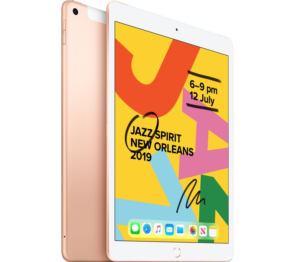 APPLE 10.2" iPad Cellular (2019) - 32 GB, Gold, Gold