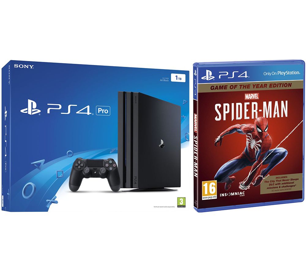 SONY PlayStation 4 Pro & Marvel's Spider-Man GOTY Edition Bundle