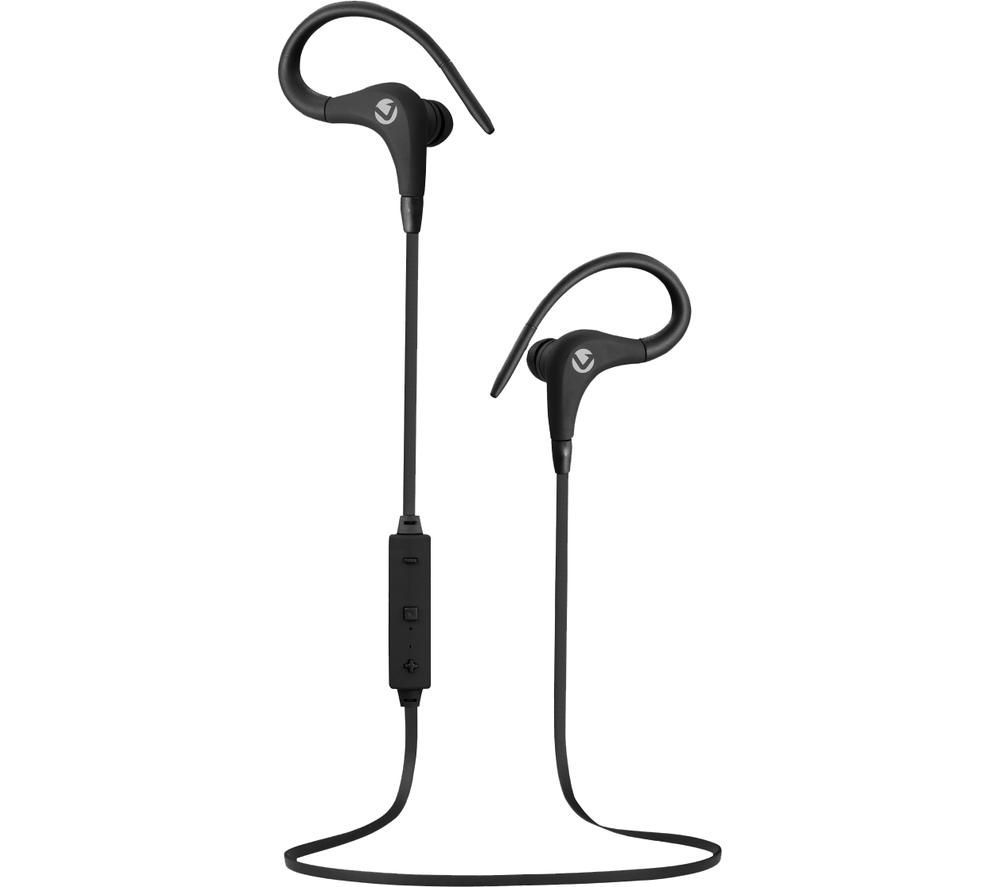 VOLKANO Boomerang Series VB-508-BK Wireless Bluetooth Earphones - Black, Black