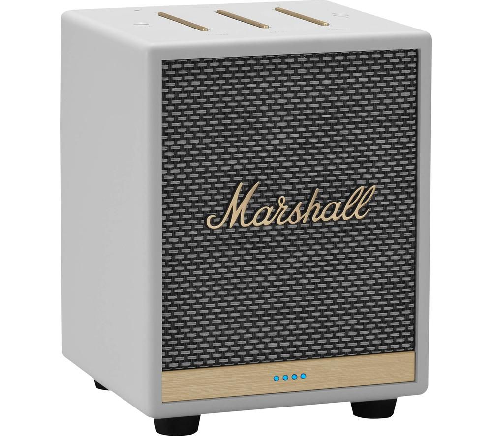 MARSHALL Uxbridge Voice Wireless Multi-room Speaker with Google Assistant - White, White