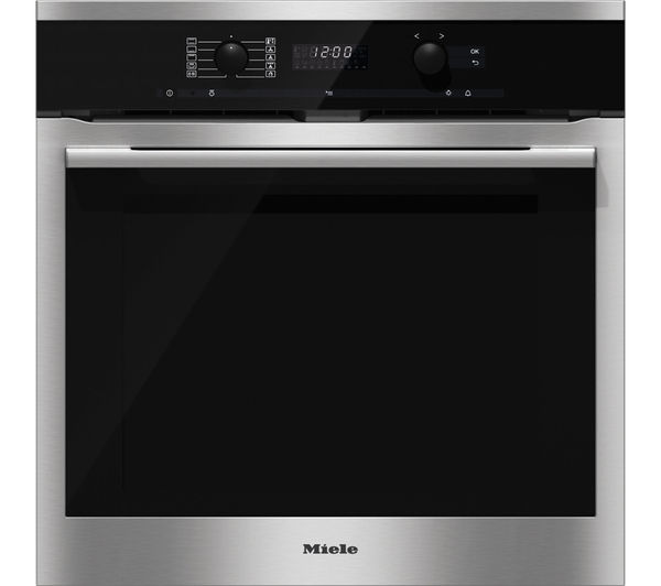 MIELE H6160BP Electric Oven - Stainless Steel, Stainless Steel