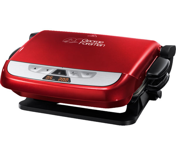 GEORGE FOREMAN Evolve Health Grill - Red, Red