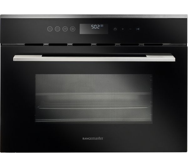 RANGEMASTER RMB45SCBL/SS Electric Steam Oven - Black & Stainless Steel, Stainless Steel