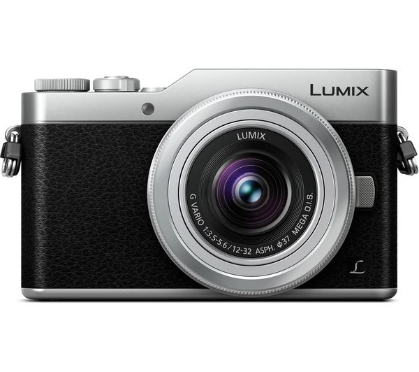 PANASONIC LUMIX DC-GX800 Mirrorless Camera with 12-32 mm f/3.5-5.6 Lens - Silver, Silver